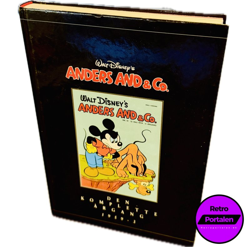 Anders And &amp; Co. Den Komplette �rgang 1959 - 3 (Dansk) (Walt Disney) (Tegneserie) (Cover Har Brugstegn Fra Hylde)