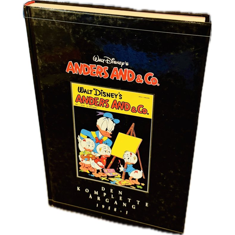 Anders And &amp; Co. Den Komplette �rgang 1958 - 1 (Dansk) (Walt Disney) (Tegneserie) (Cover Har Brugstegn Fra Hylde)