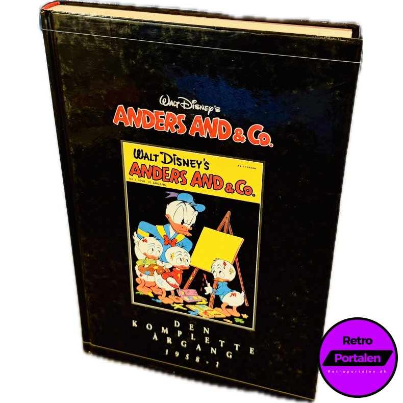 Anders And &amp; Co. Den Komplette �rgang 1958 - 1 (Dansk) (Walt Disney) (Tegneserie) (Cover Har Brugstegn Fra Hylde)