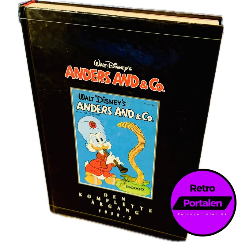 Anders And &amp; Co. Den Komplette �rgang 1958 - 2 (Dansk) (Walt Disney) (Tegneserie) (Cover Har Brugstegn Fra Hylde)