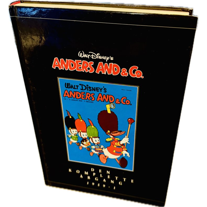 Anders And &amp; Co. Den Komplette �rgang 1959 - 1 (Dansk) (Walt Disney) (Tegneserie) (Cover Har Brugstegn Fra Hylde)