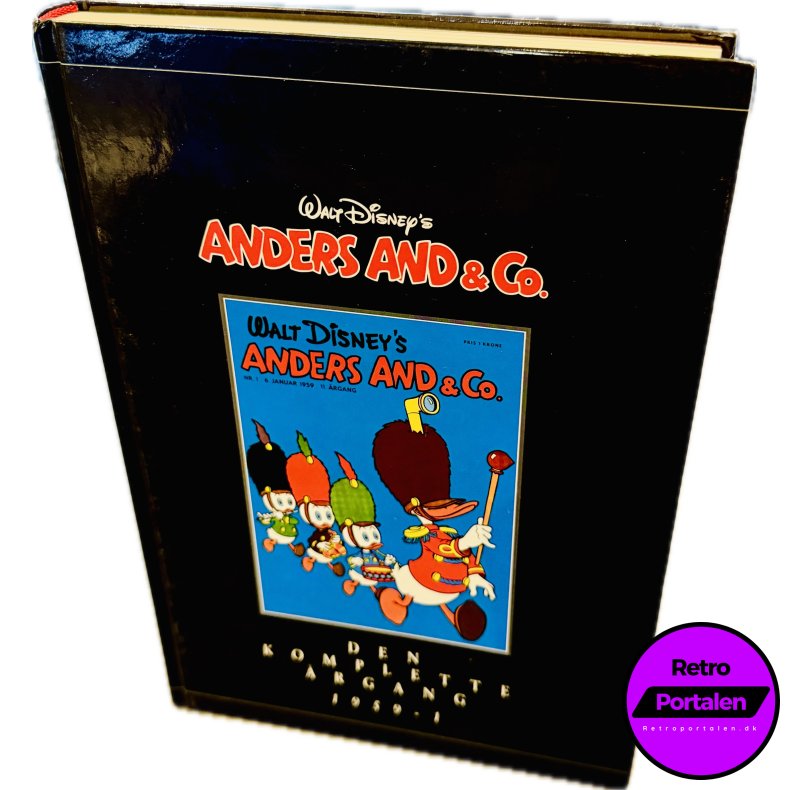 Anders And &amp; Co. Den Komplette �rgang 1959 - 1 (Dansk) (Walt Disney) (Tegneserie) (Cover Har Brugstegn Fra Hylde)