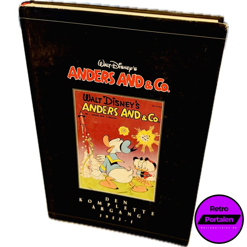 Anders And &amp; Co. Den Komplette �rgang 1953 - 1 (Dansk) (Walt Disney) (Tegneserie) (Cover Har Brugstegn Fra Hylde)