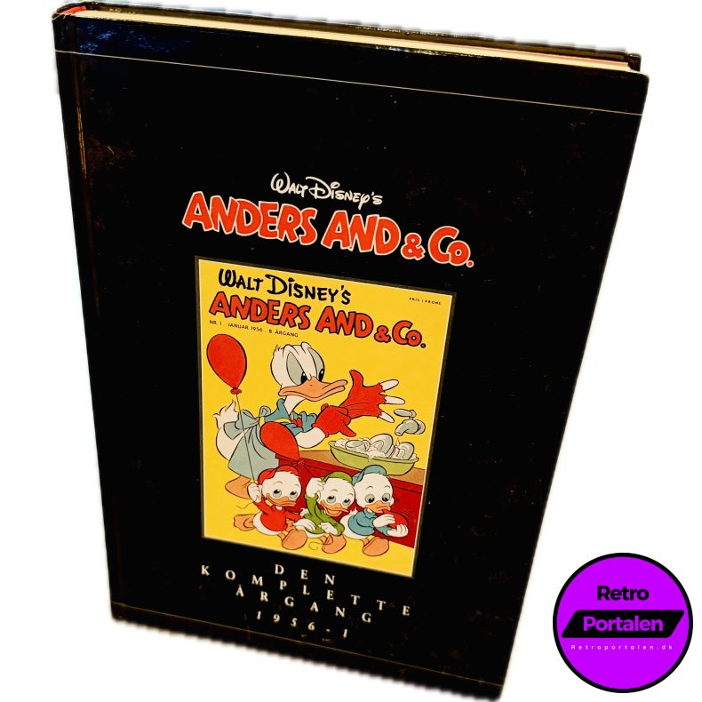 Anders And &amp; Co. Den Komplette �rgang 1956 - 1 (Dansk) (Walt Disney) (Tegneserie) (Cover Har Brugstegn Fra Hylde)
