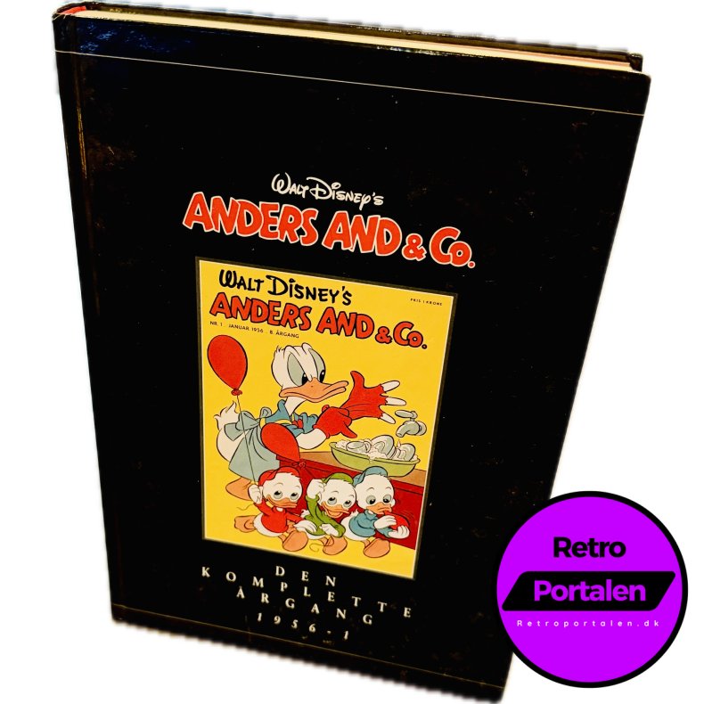 Anders And &amp; Co. Den Komplette �rgang 1956 - 1 (Dansk) (Walt Disney) (Tegneserie) (Cover Har Brugstegn Fra Hylde)