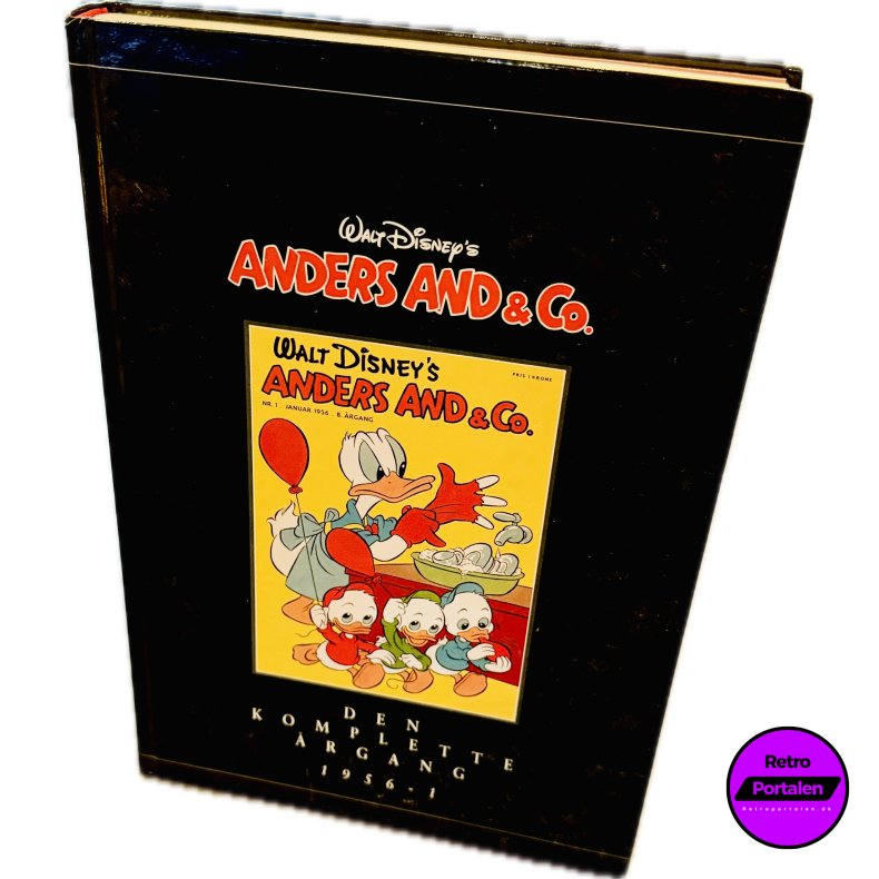 Anders And &amp; Co. Den Komplette �rgang 1956 - 1 (Dansk) (Walt Disney) (Tegneserie) (Cover Har Brugstegn Fra Hylde)
