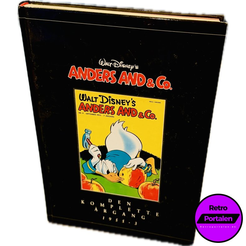 Anders And &amp; Co. Den Komplette �rgang 1955 - 3 (Dansk) (Walt Disney) (Tegneserie) (Cover Har Brugstegn Fra Hylde)