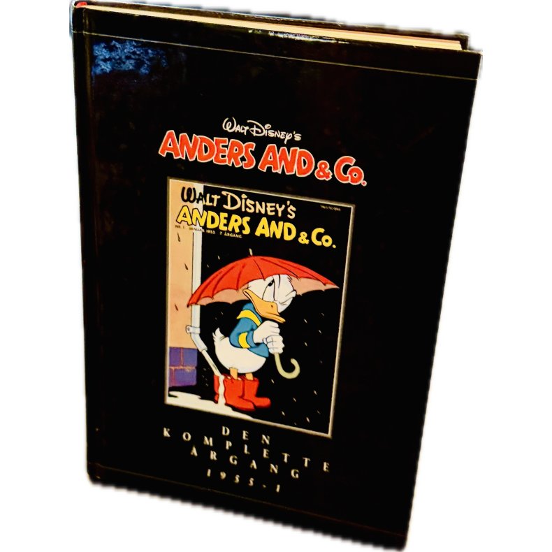 Anders And &amp; Co. Den Komplette �rgang 1955 - 1 (Dansk) (Walt Disney) (Tegneserie) (Cover Har Brugstegn Fra Hylde)