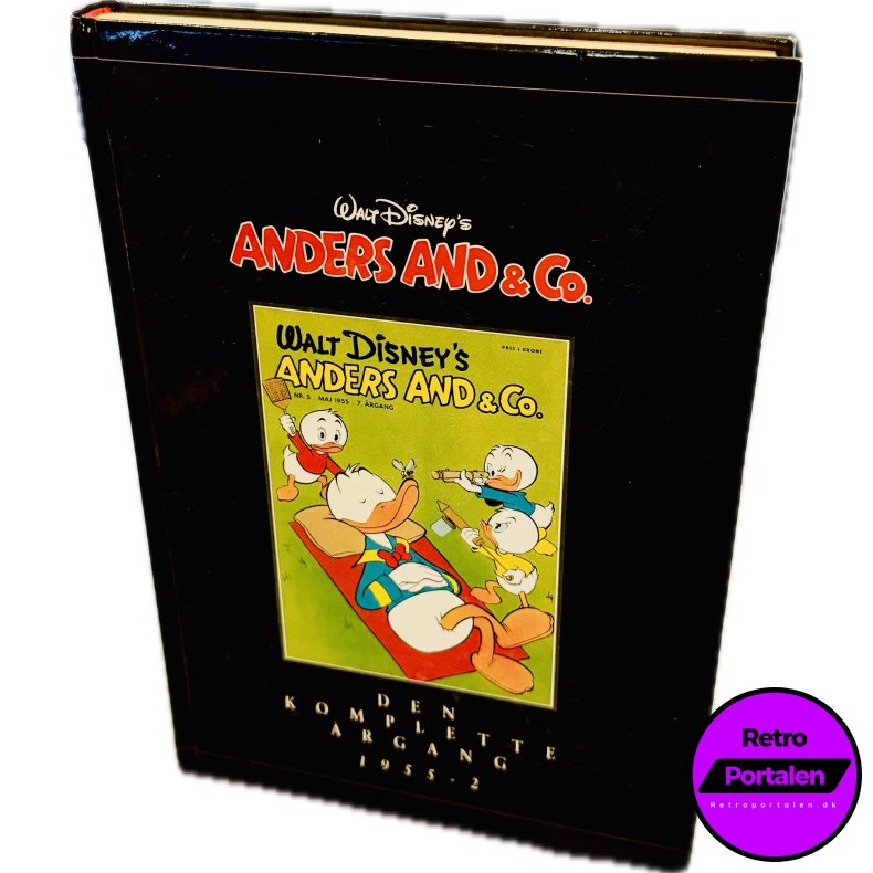 Anders And &amp; Co. Den Komplette �rgang 1955 - 2 (Dansk) (Walt Disney) (Tegneserie) (Cover Har Brugstegn Fra Hylde)