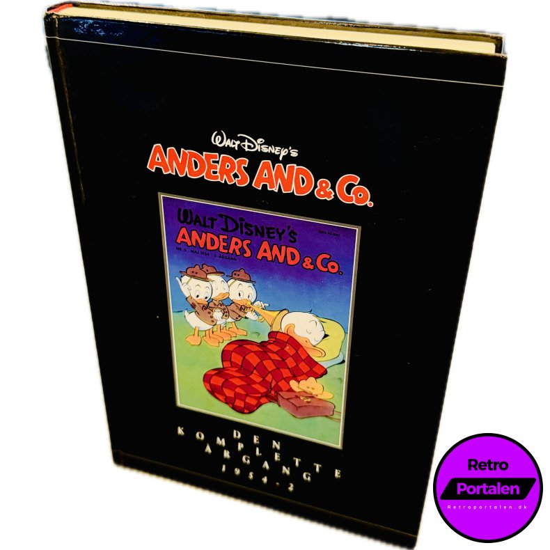 Anders And &amp; Co. Den Komplette �rgang 1954 - 2 (Dansk) (Walt Disney) (Tegneserie) (Cover Har Brugstegn Fra Hylde)