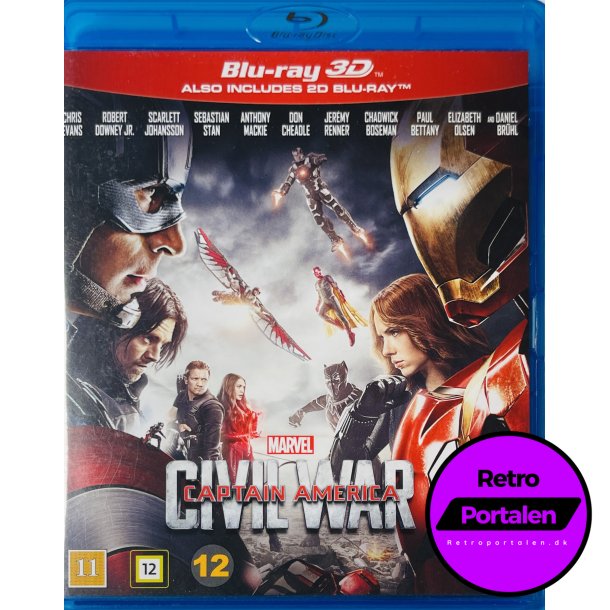 Captain America: Civil War (2 Disc) (Blu-Ray)