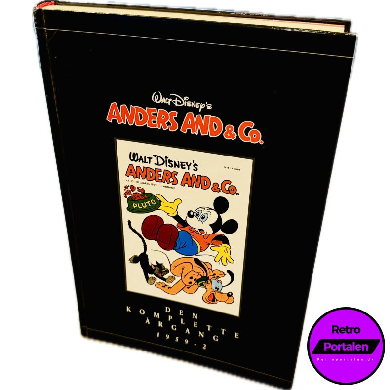 Anders And &amp; Co. Den Komplette �rgang 1959 - 2 (Dansk) (Walt Disney) (Tegneserie) (Cover Har Brugstegn Fra Hylde)