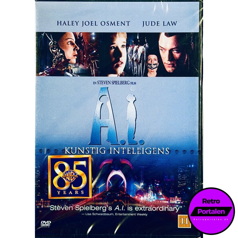 A. I. - Kunstig Intelligens (DVD) (NY)
