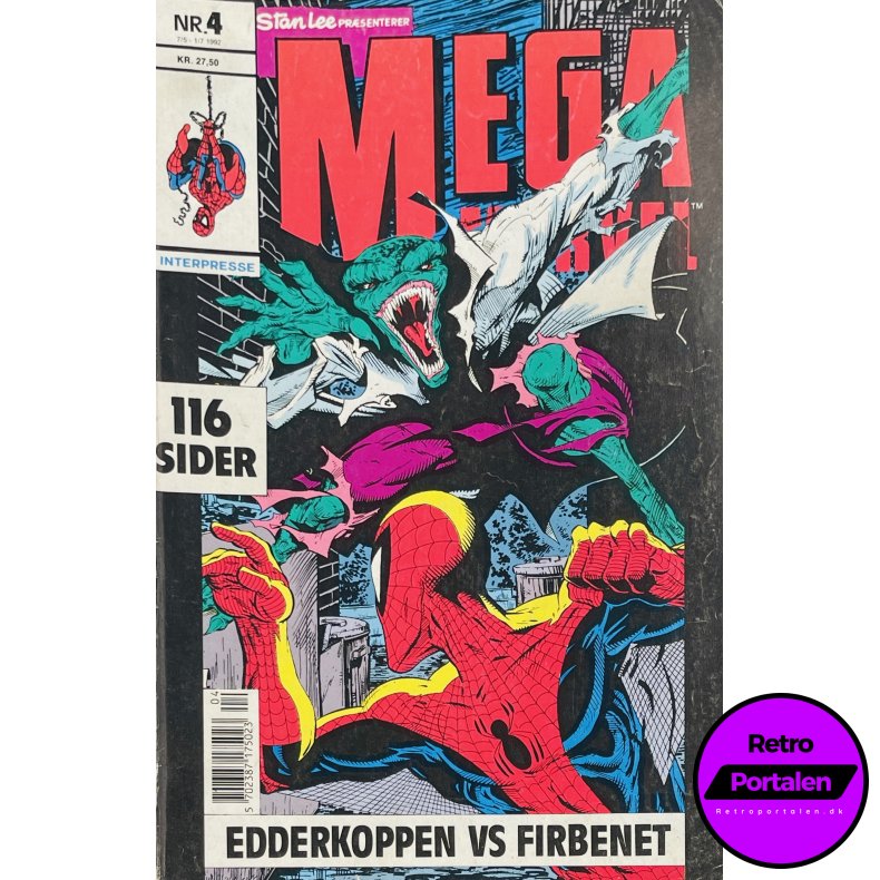 Mega-Marvel Nr. 4 1992 Edderkoppen Vs. Firbenet 