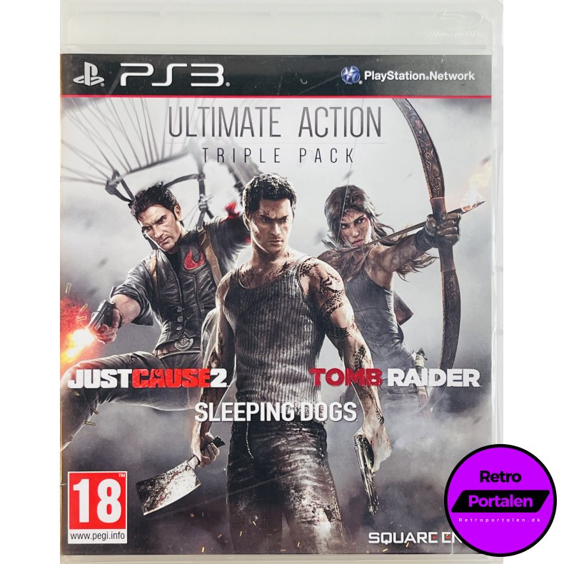Ultimate Action Triple Pack: Just Cause 2 / Sleeping Dogs / Tomb Raider (PS3)