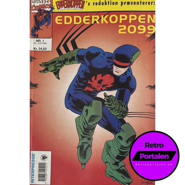 Marvel Comics 1996 Nr. 1 Edderkoppen 2099 