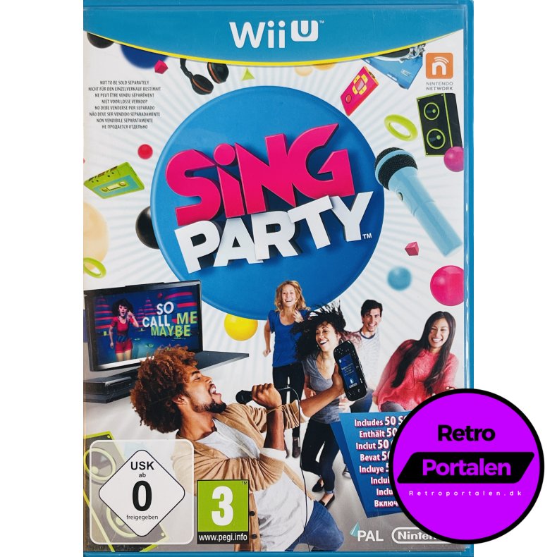 Sing Party (Mikrofoner medf�lger ikke) (Wii U)