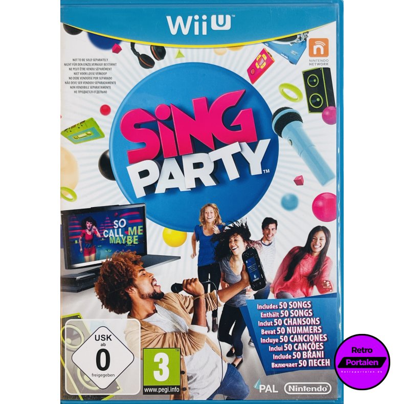 Sing Party (Mikrofoner medf�lger ikke) (Wii U)