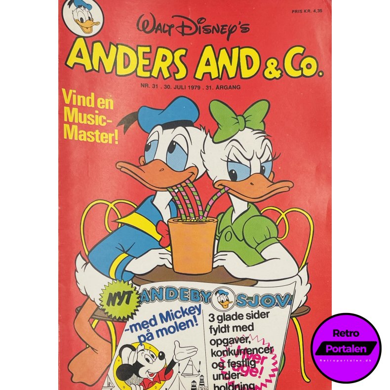 Anders And 1979 Nr. 31 m. Indlg