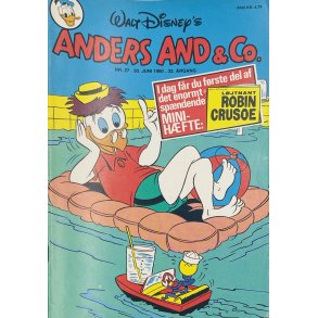 Anders And 1980 Nr. 27 m. Indlg