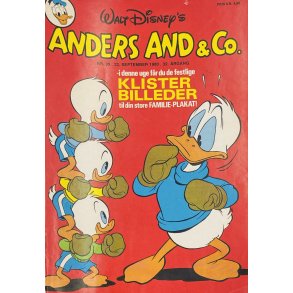 Anders And 1980 Nr. 39 m. Indlg 