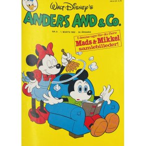 Anders And 1982 Nr. 9 m. Indlg