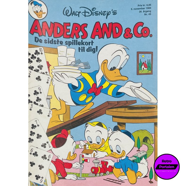 Anders And 1984 Nr. 45 m. Indl�g 