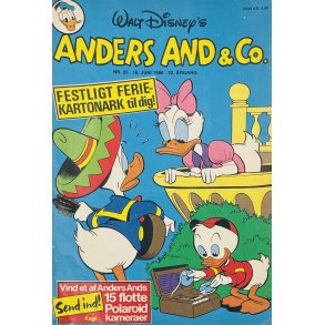 Anders And 1980 Nr. 25 m. Indlg