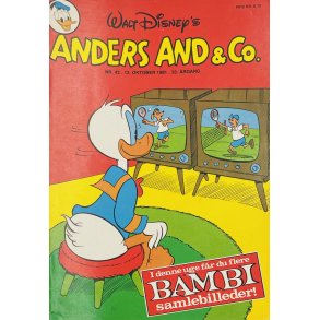 Anders And 1981 Nr. 42 m. Indlg