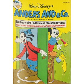 Anders And 1981 Nr. 43 m. Indlg