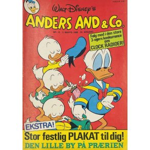 Anders And 1980 Nr. 10 m. Indlg