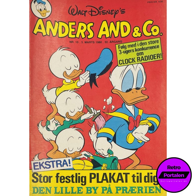 Anders And 1980 Nr. 10 m. Indlg