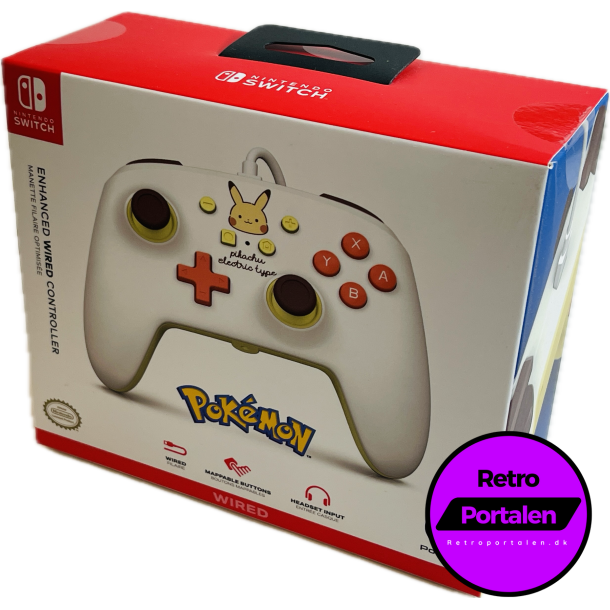 Nintendo Switch PowerA Wired Controller - Pikachu Electric Type (NY) (Switch) (617885027345)