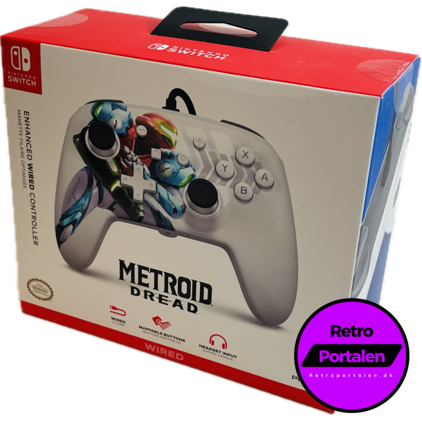 Nintendo Switch PowerA Wired Controller - Metroid Dread (NY) (Switch) (617885028724)