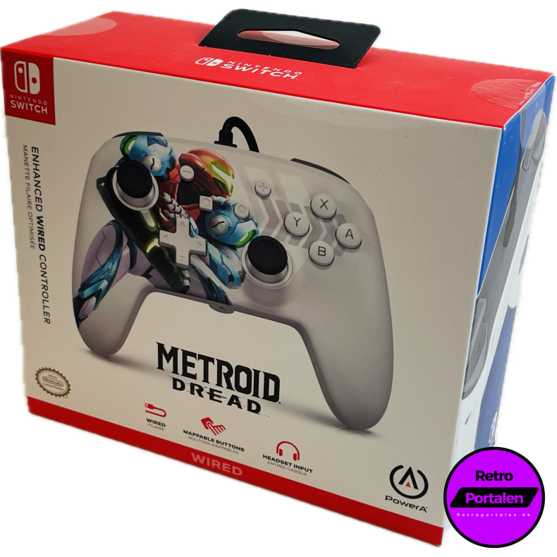 Nintendo Switch PowerA Wired Controller - Metroid Dread (NY) (Switch) (617885028724)