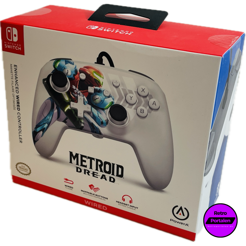 Nintendo Switch PowerA Wired Controller - Metroid Dread (NY) (Switch) (617885028724)
