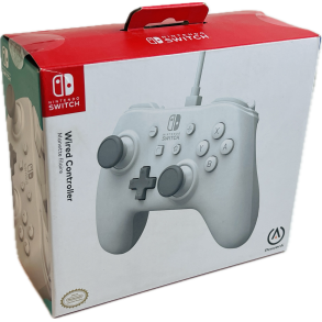 Nintendo Switch PowerA Wired Controller - White (NY) (Switch) (617885024054)