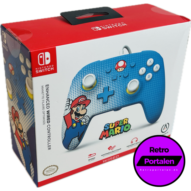 Nintendo Switch PowerA Wired Controller - Mario Pop Art (NY) (Switch) (617885027338)