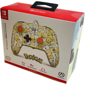 Nintendo Switch PowerA Wired Controller - Pikachu Blush (NY) (Switch) (617885028625)