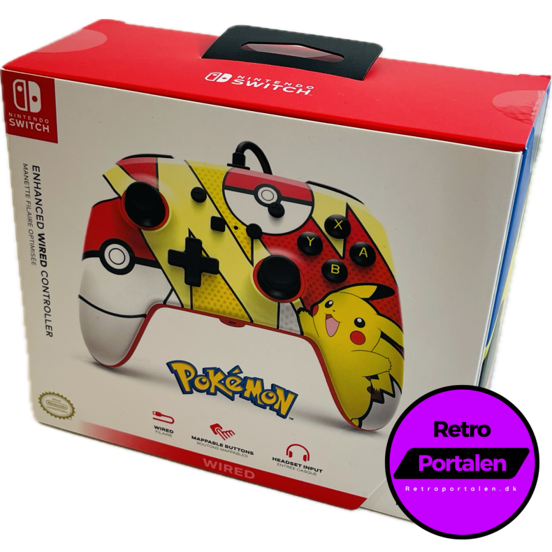 Nintendo Switch PowerA Wired Controller - Pop Art Pok�mon Go (NY) (Switch) (617885025068)