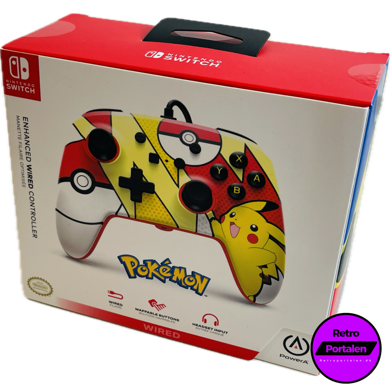 Nintendo Switch PowerA Wired Controller - Pop Art Pokmon Go (NY) (Switch) (617885025068)
