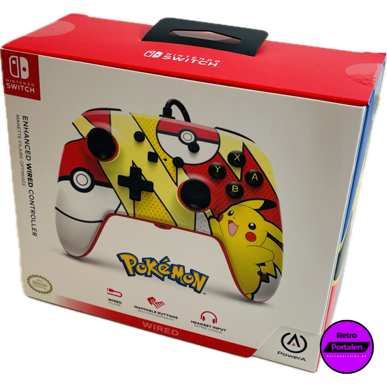 Nintendo Switch PowerA Wired Controller - Pop Art Pok�mon Go (NY) (Switch) (617885025068)