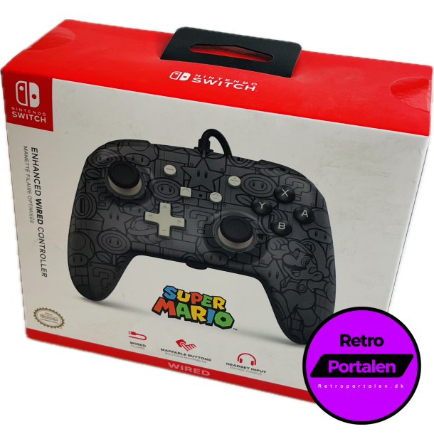 Nintendo Switch PowerA Wired Controller - Power-Up Mario (Gr) (Switch) (617885027321)