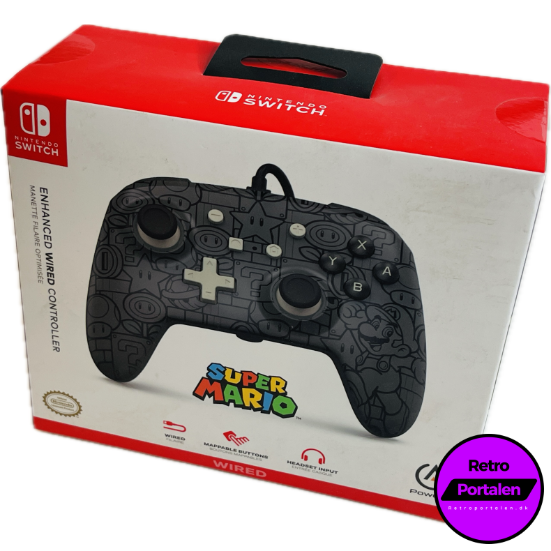 Nintendo Switch PowerA Wired Controller - Power-Up Mario (Gr�) (Switch) (617885027321)