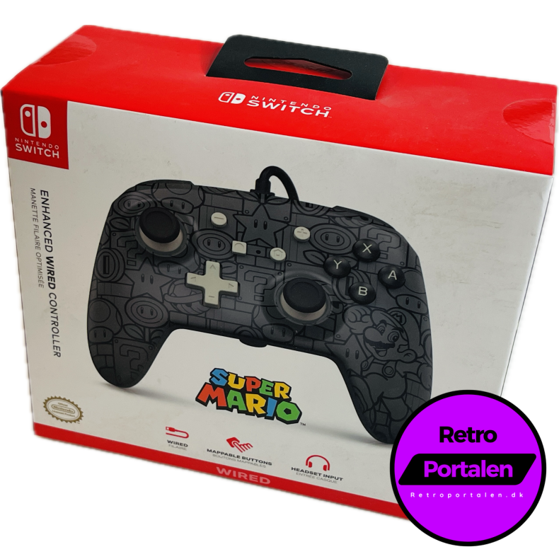Nintendo Switch PowerA Wired Controller - Power-Up Mario (Gr�) (Switch) (617885027321)