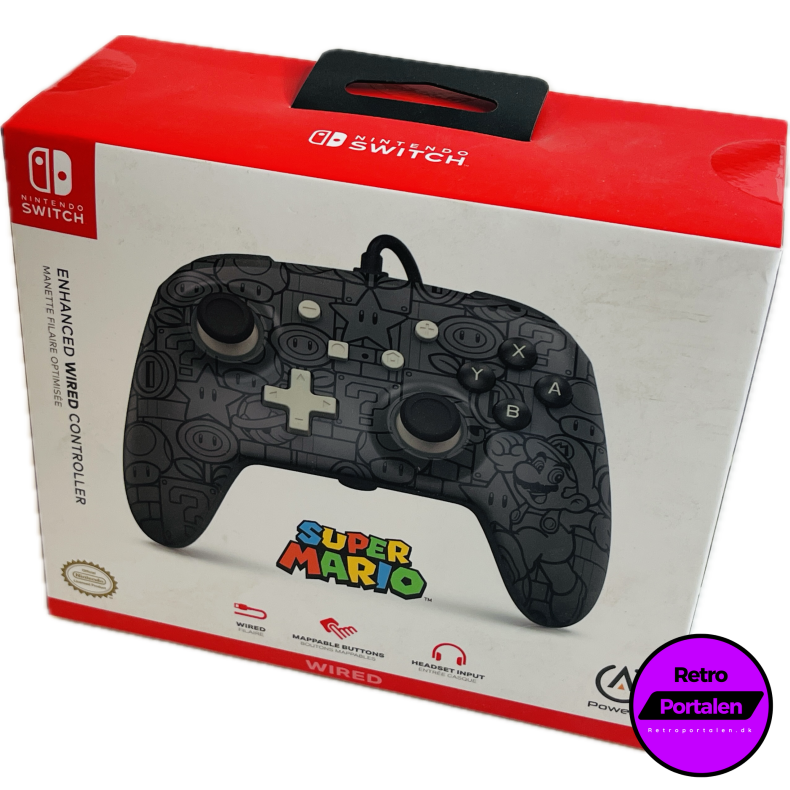 Nintendo Switch PowerA Wired Controller - Power-Up Mario (Gr) (Switch) (617885027321)