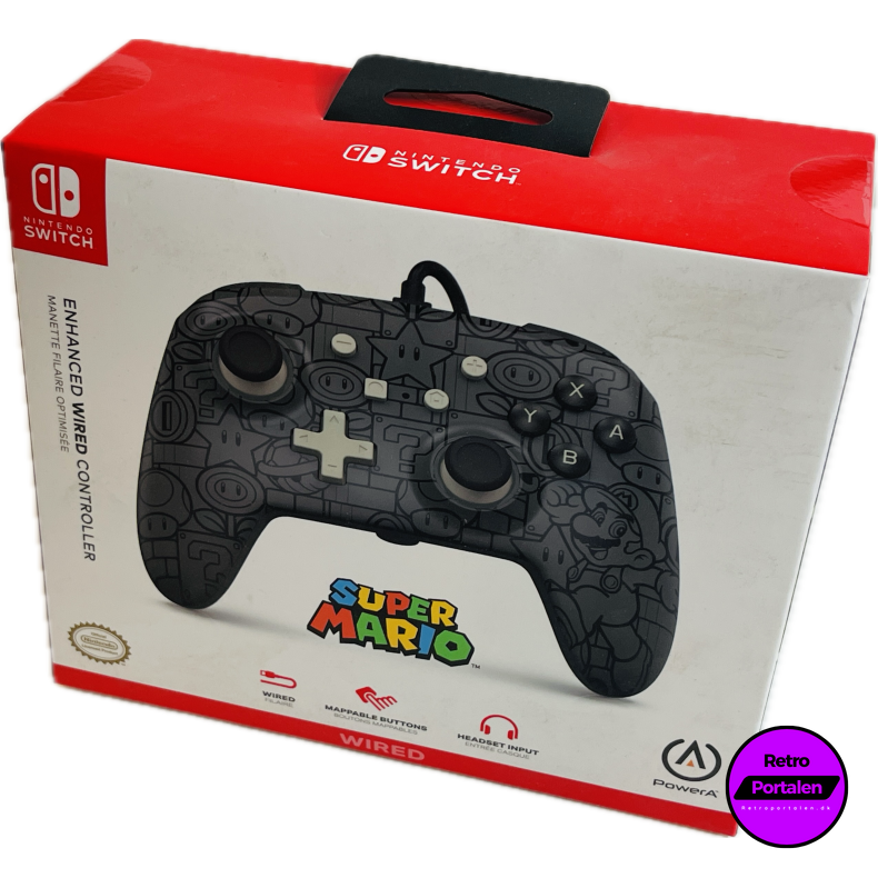 Nintendo Switch PowerA Wired Controller - Power-Up Mario (Gr�) (Switch) (617885027321)