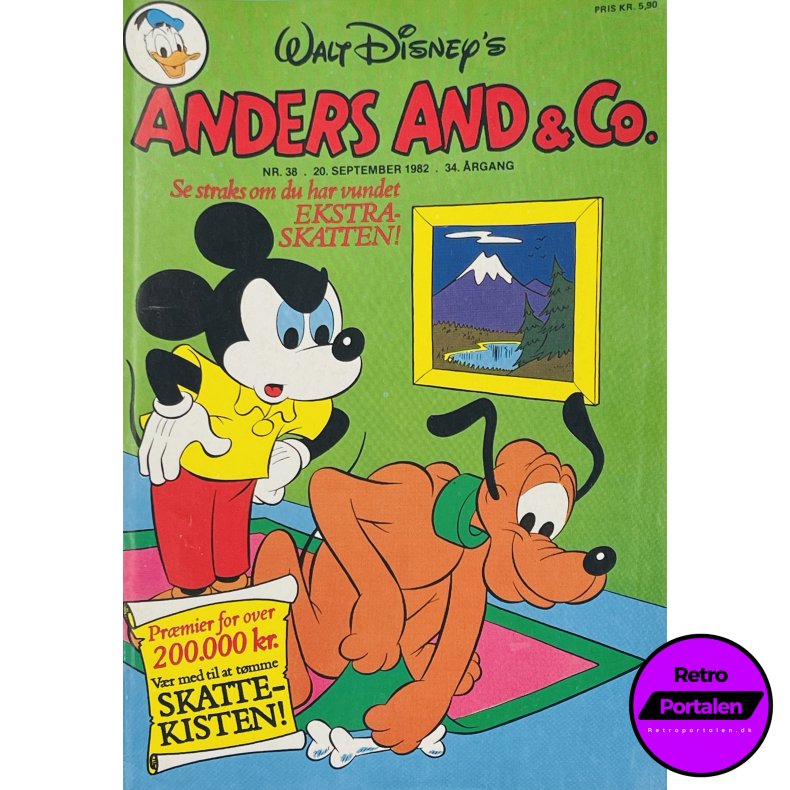 Anders And 1982 Nr. 38 m. Indlg