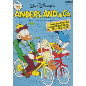 Anders And 1982 Nr. 45 m. Indlg