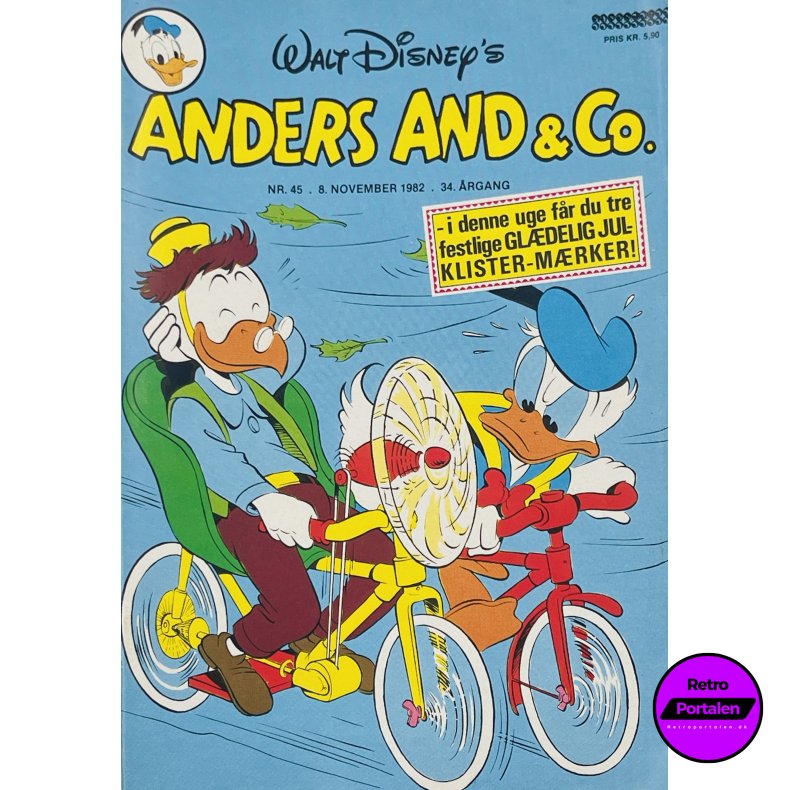 Anders And 1982 Nr. 45 m. Indl�g